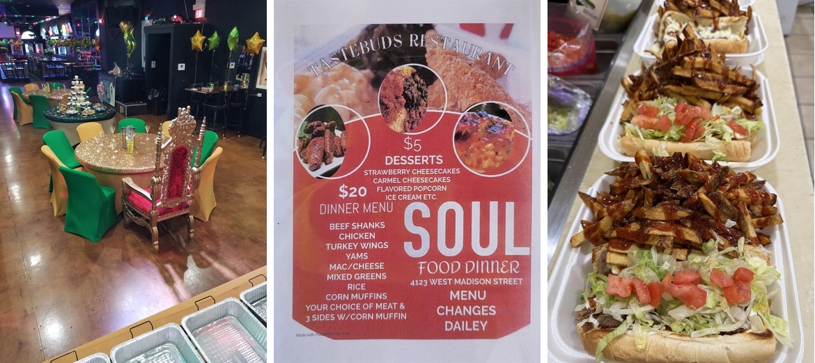 Taste Bud 1, Inc. Menu