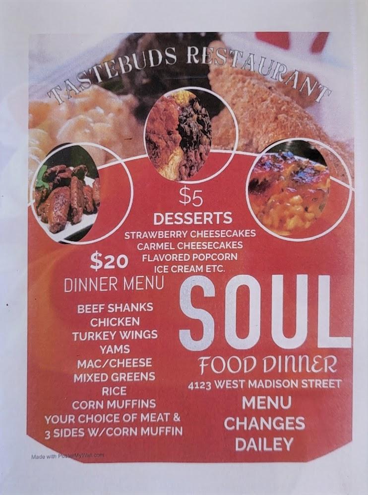 Taste Bud 1, Inc. Menu image 1